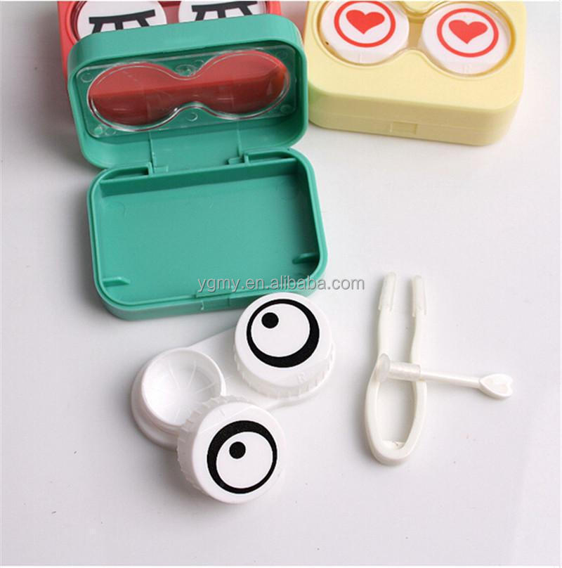 Plastic Contact Lens Box Holder Travel Case Contact Lenses Container Eye Lens Case Contact Lenses Travel Kit