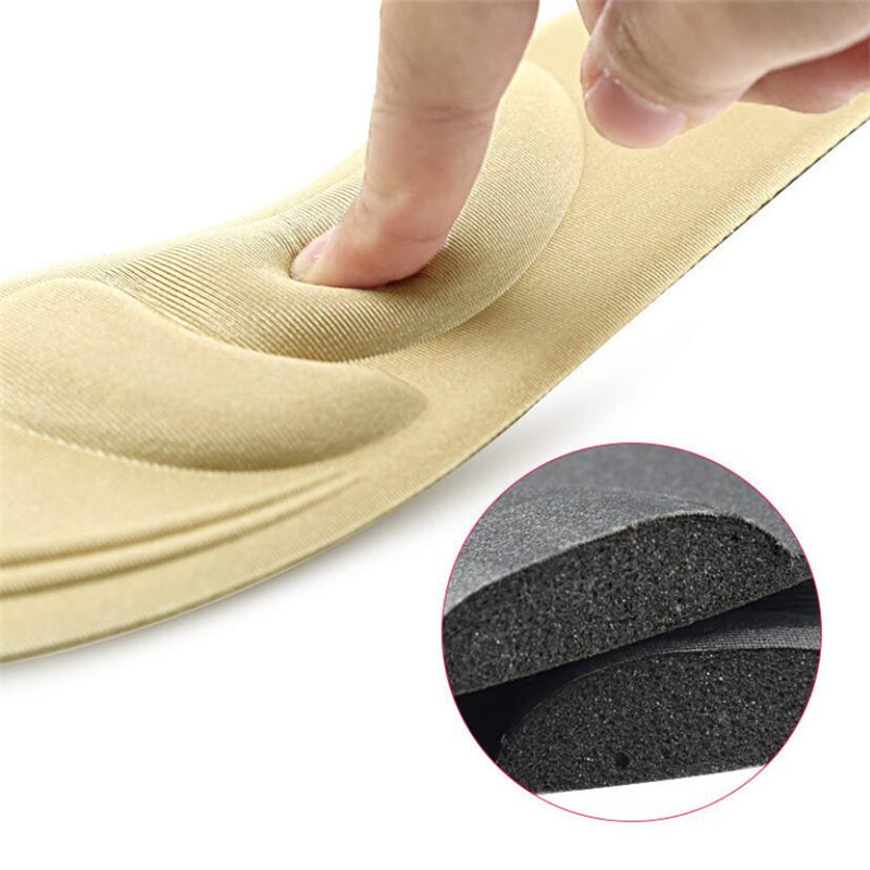 Amazon 4D Stretch Breathable Deodorant Running Cushion Insoles For Feet Man Women Insoles For Shoes Sole Orthopedic Pad 1Pair