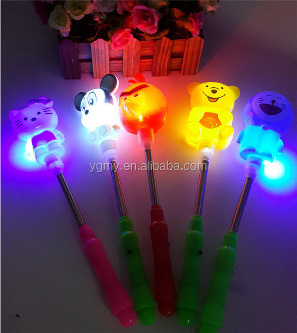 Novelty glow items noise maker toy led blinking light stick fan led handlap Event & Party Supplies