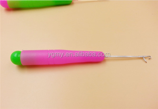 14.5cm Handle Tool Crochet Hooks Weave Knitting Knit Braid Needle Craft Hair Lock Hair Micro Braid Needle