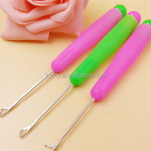 14.5cm Handle Tool Crochet Hooks Weave Knitting Knit Braid Needle Craft Hair Lock Hair Micro Braid Needle