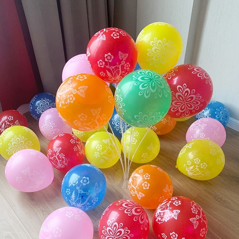 Hot Sell 12inch 0-9 Number Latex Balloon Inflatable Air Ball Wedding Decoration Printed Digit Happy Birthday Party Globos