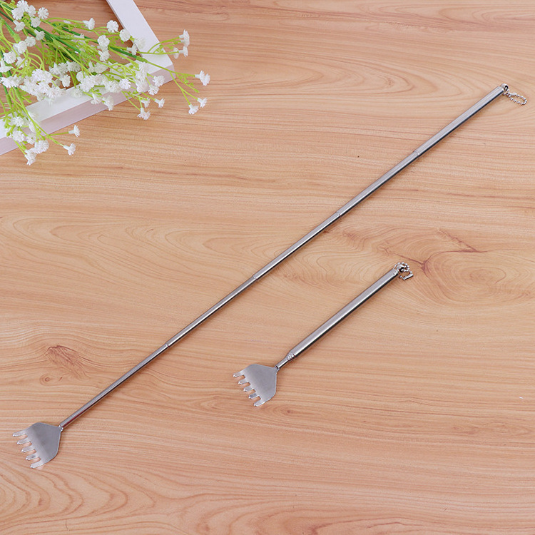 Convenient Portable Claw Telescopic Stainless Steel Back Scratcher