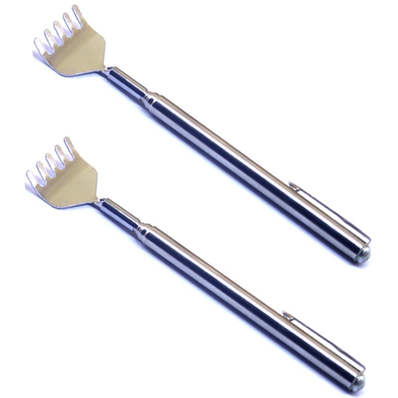 Convenient Portable Claw Telescopic Stainless Steel Back Scratcher