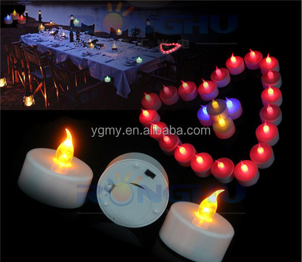 Flickering Flameless LED Tealight Flicker Tea Battery Candle Light Xmas Party Propose Holiday Wedding Safety Candles