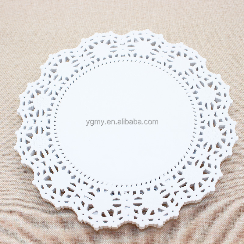 88 mm White Round Lace Paper Doilies / Doyleys,Vintage Coasters / Placemat Craft Wedding Christmas Table Decoration