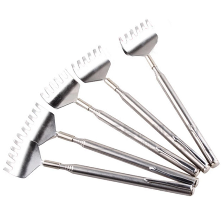 Convenient Portable Claw Telescopic Stainless Steel Back Scratcher