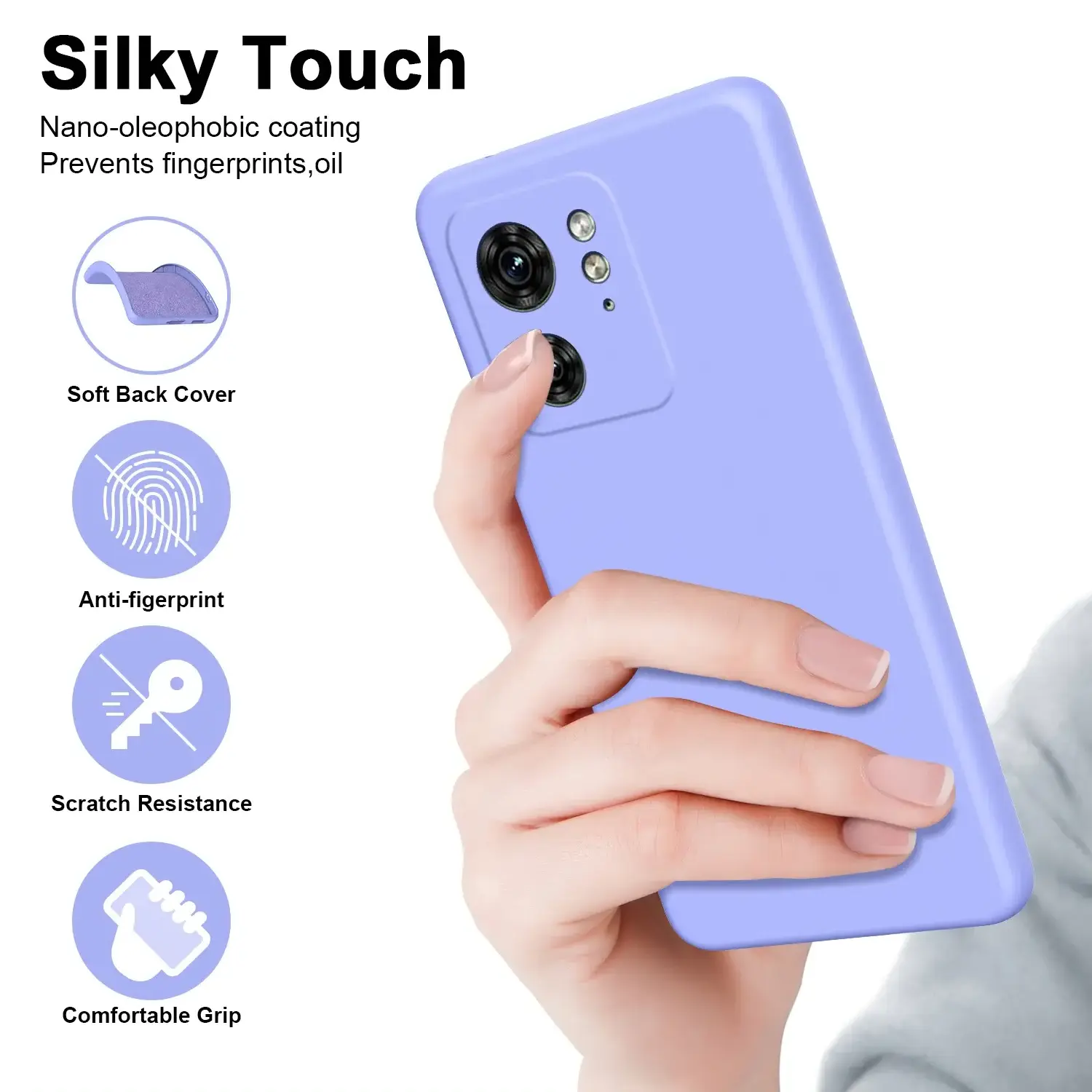 Liquid Silicone Phone Case For Moto Edge 30 Neo 40 Pro G53 G Play G73 E13 G32 G Stylus E22 G60s E32 G82 G14 G84 Cover Caqa