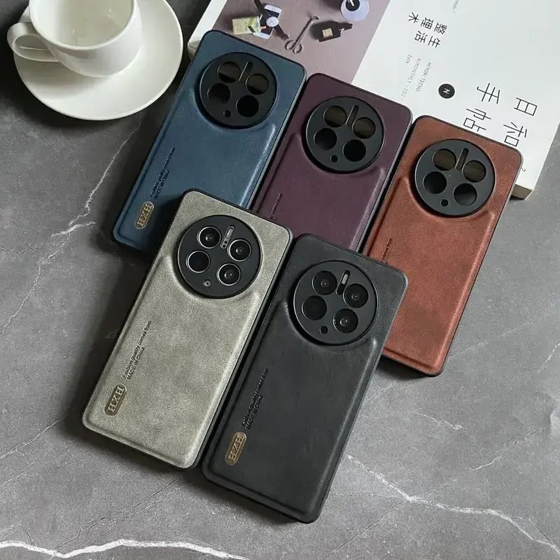 Magnetic for Huawei Mate 50 40 Pro P60 Art P50 P40 P30 Nova 11i Case Leather Matte Soft Full Camera Protect Cover Shell Fundas