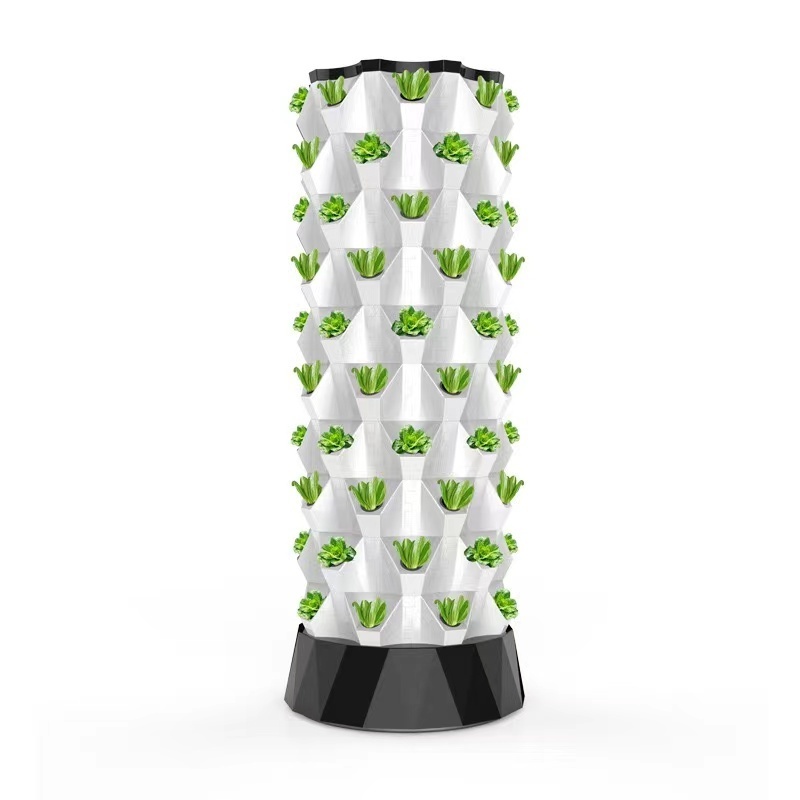 8 Layers High Quality Vertical Hydroponic Pineapple Aeroponic Tower Growing Systems For Strawberry