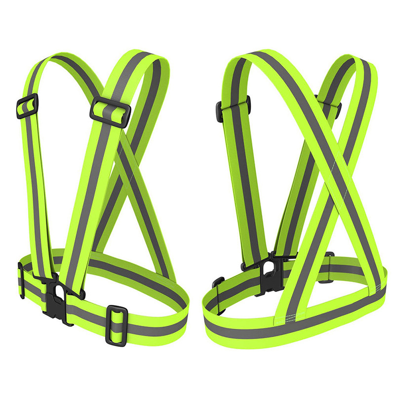 YouGuang Construction High Visibility Hi Vis Reflective Safety Belt Clothing Reflective Running Vest straps