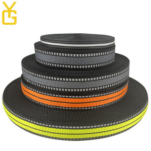 Reflective Straps Jacquard Ribbon Woven Tapes Reflective 50mm Polypropylene Webbing Tape