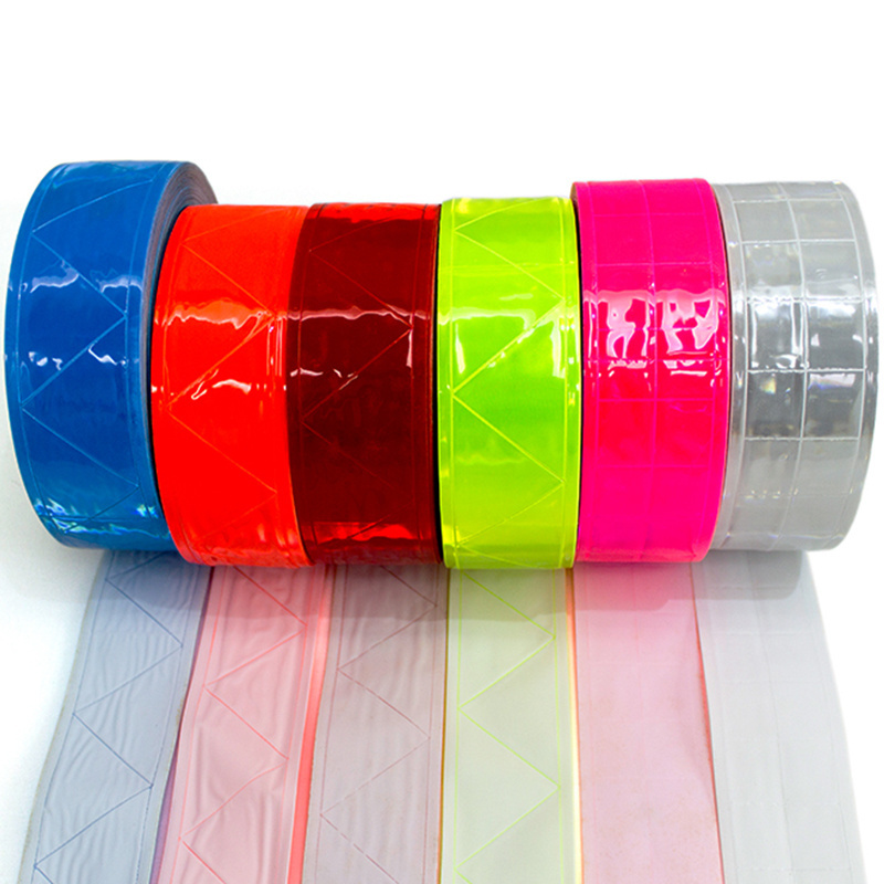 YouGuang Reflective Micro-Prismatic Film material Clothing Retro Fabric Sew On Type Grade Vinyl Roll Yellow Reflective PVC Tape