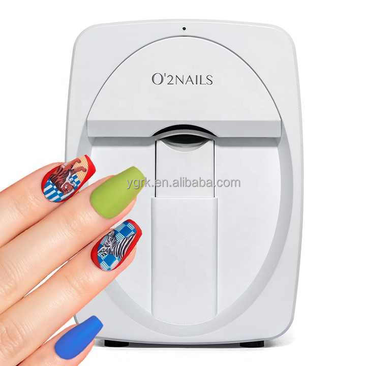 Portable smart fingernail painting machine  3D nail decoration machine for nail paint