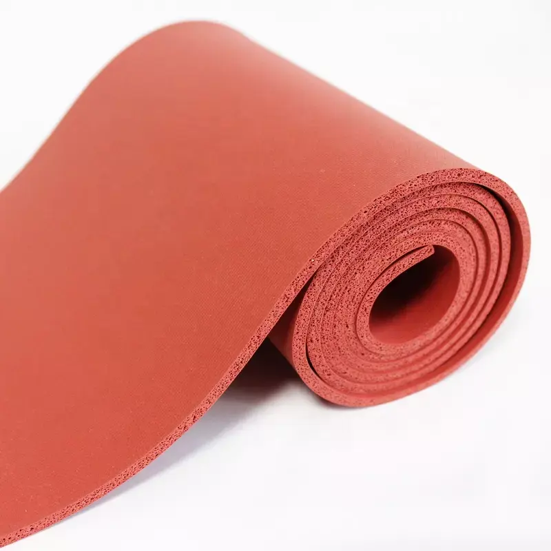 Hot sale high temperature resistance good flexibility silicone foam pad/roll/sheet