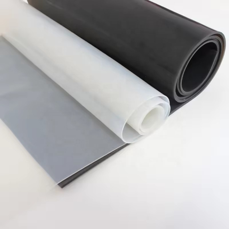 Transparent Silicone Rubber Sheet Silicone Latex Rubber Sheeting with Rolls Packed