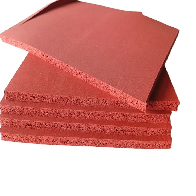 High temperature resistance shockproof silicone foam sheet for heat press machine