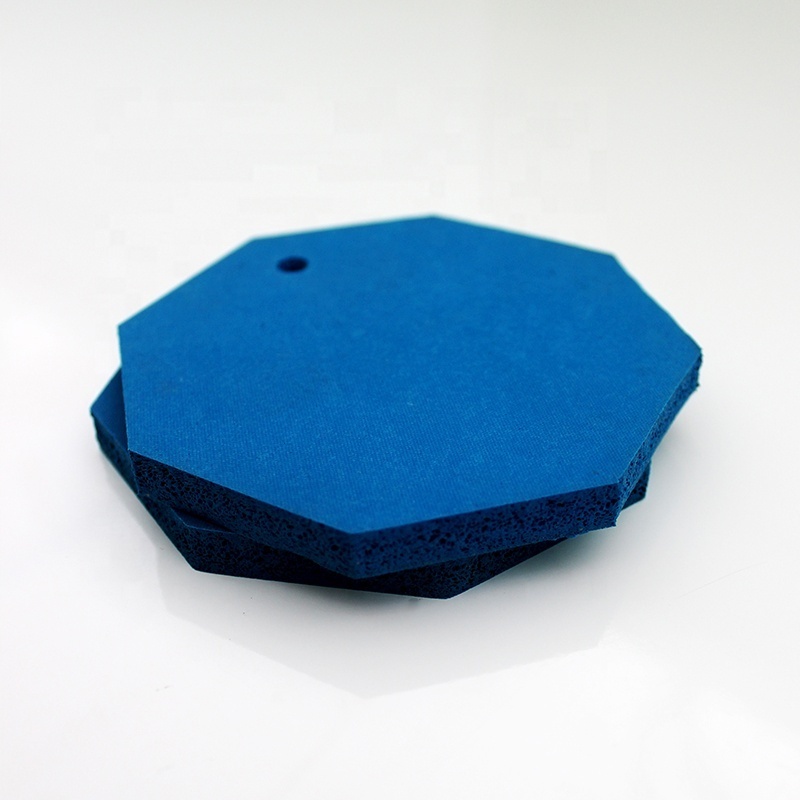 Factory Sale Insulation Closed Cell Blue Silicone Sponge Foam Rubber Sheet