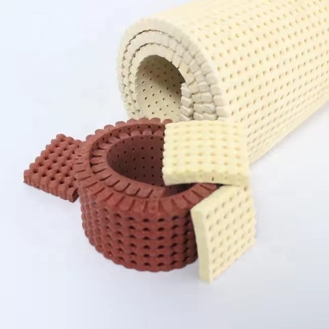 Custom 4mm 6mm 8mm 10mm thickness Perforated foaming rubber silicone sheet