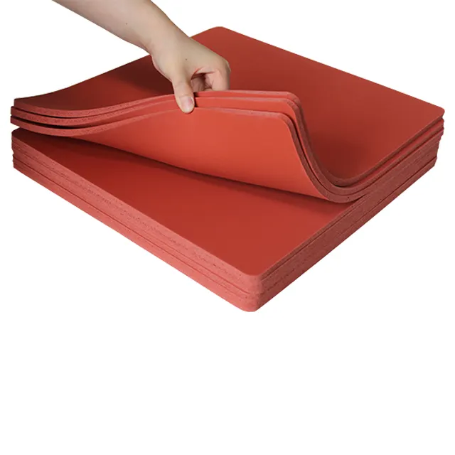 Good flexibility heat resistant silicone foam sheet for hot stamping machines