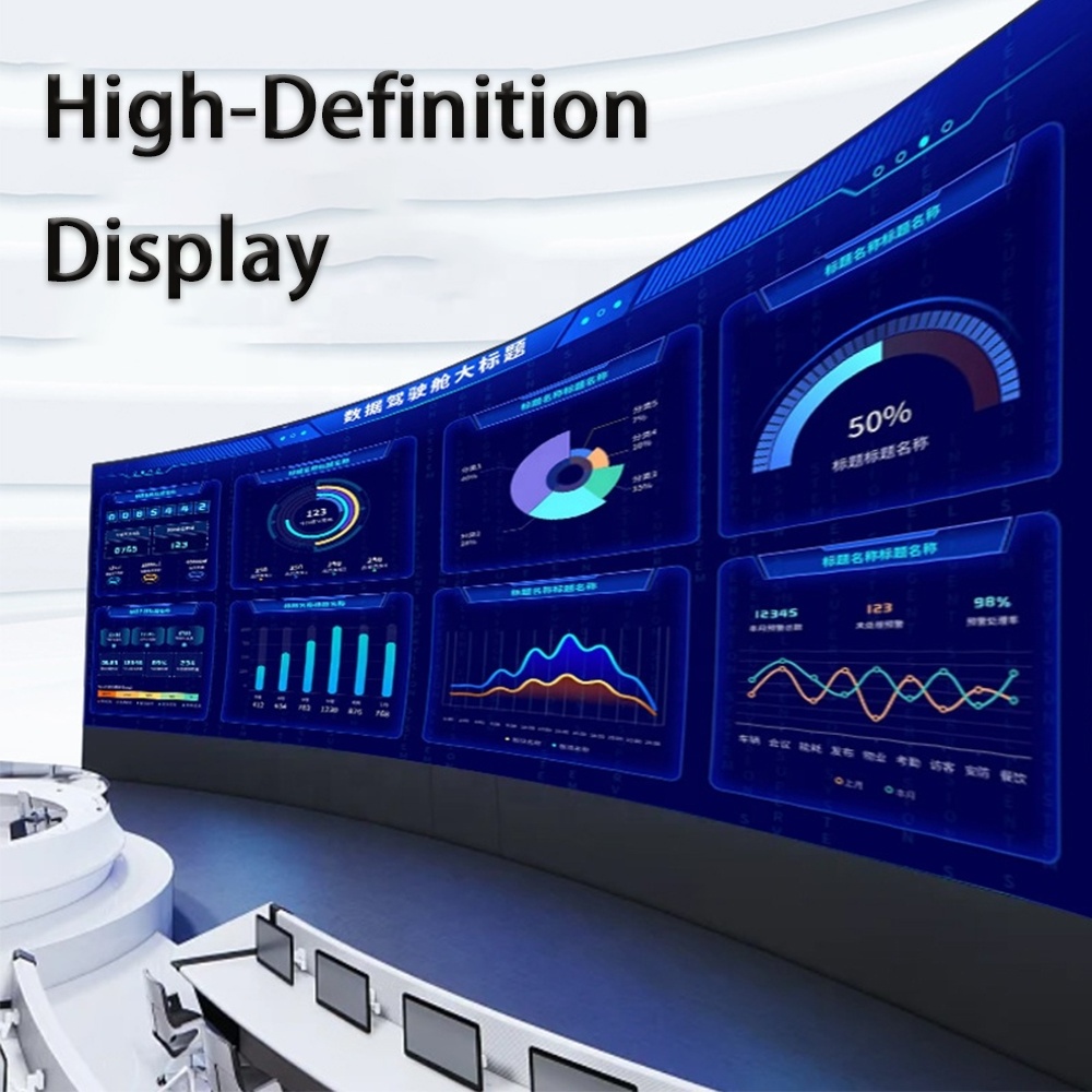 Custom Outdoor Indoor Curved Flexible Round Led Screen Display ultra thin flexible led TV screen