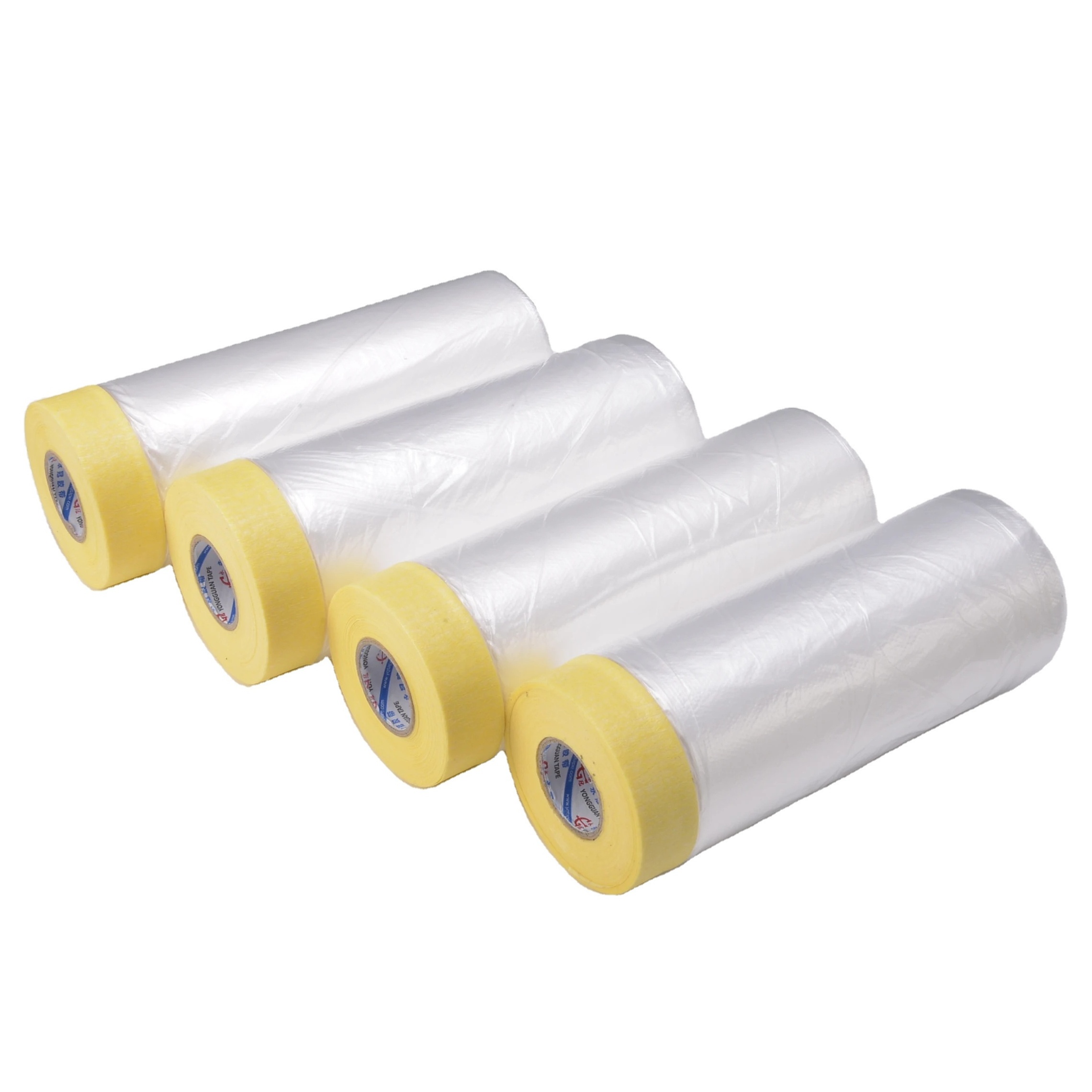 High temperature plastic automotive auto pre taped masking film tape for car painting