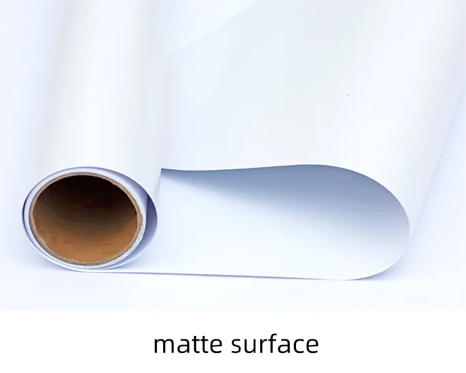 Outdoor PVC Eco Solvent Printing Glossy Matte White Self Adhesive Vinyl PVC Vinyl Roll