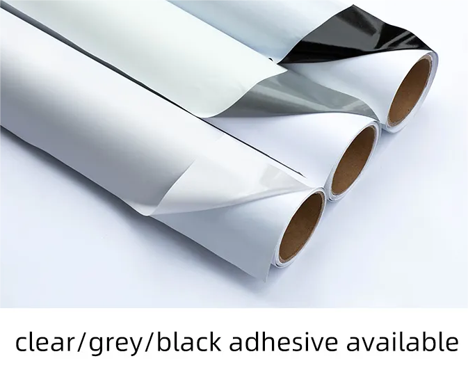 Outdoor PVC Eco Solvent Printing Glossy Matte White Self Adhesive Vinyl PVC Vinyl Roll