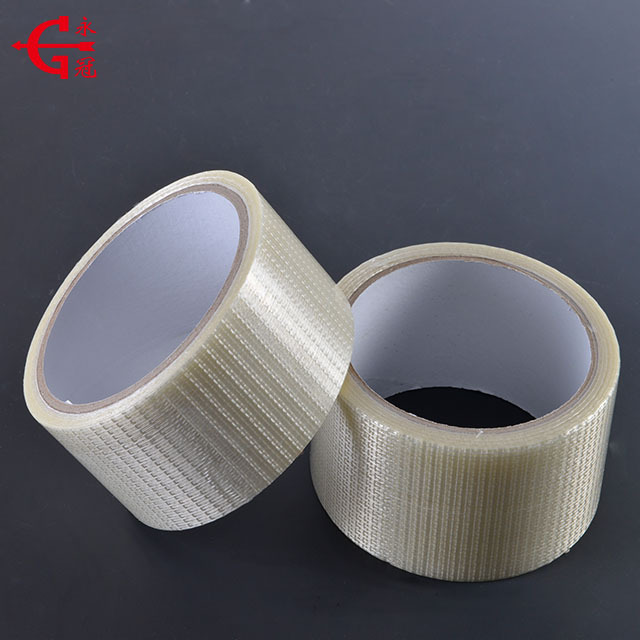 Supply different quality Cross weave fiberglass tape or Mono filament tape