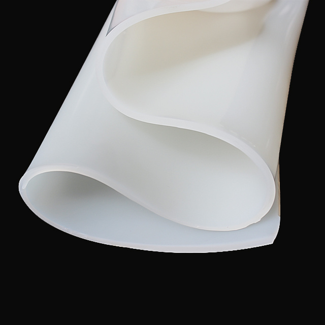 White transparent  silicone  sheet heat/water/dust resistant silicone rubber sheet