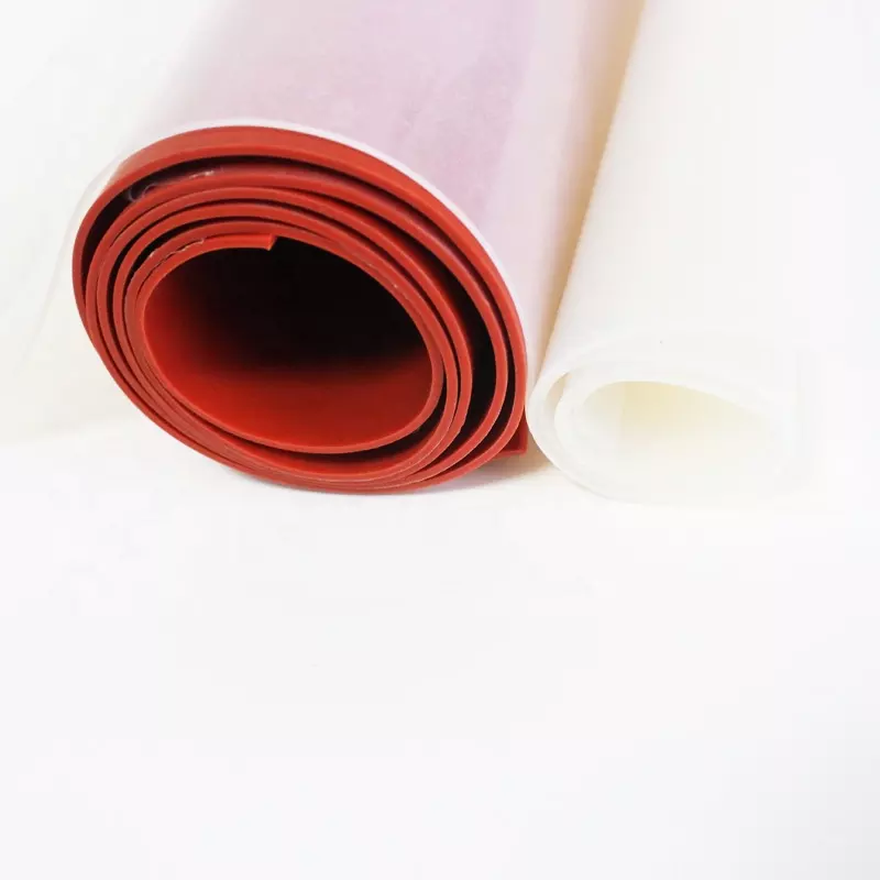 Tasteless high temperature resistance silicone rubber transparent  sheet