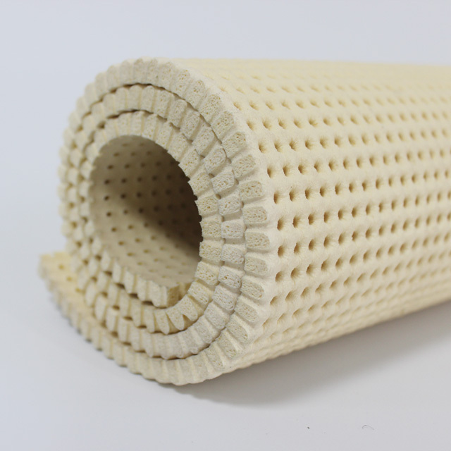 Perforated Silicone Foam Rubber Pad Sheet Roll With Holes For Laundry Dry Cleaning