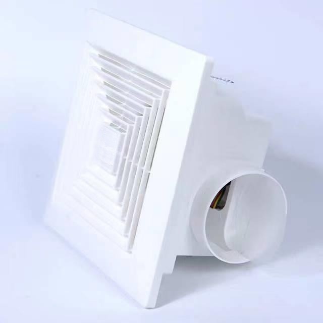 Ventilation Fan Shower Ceiling Ventilation White Square Extractor Fan For Bathroom