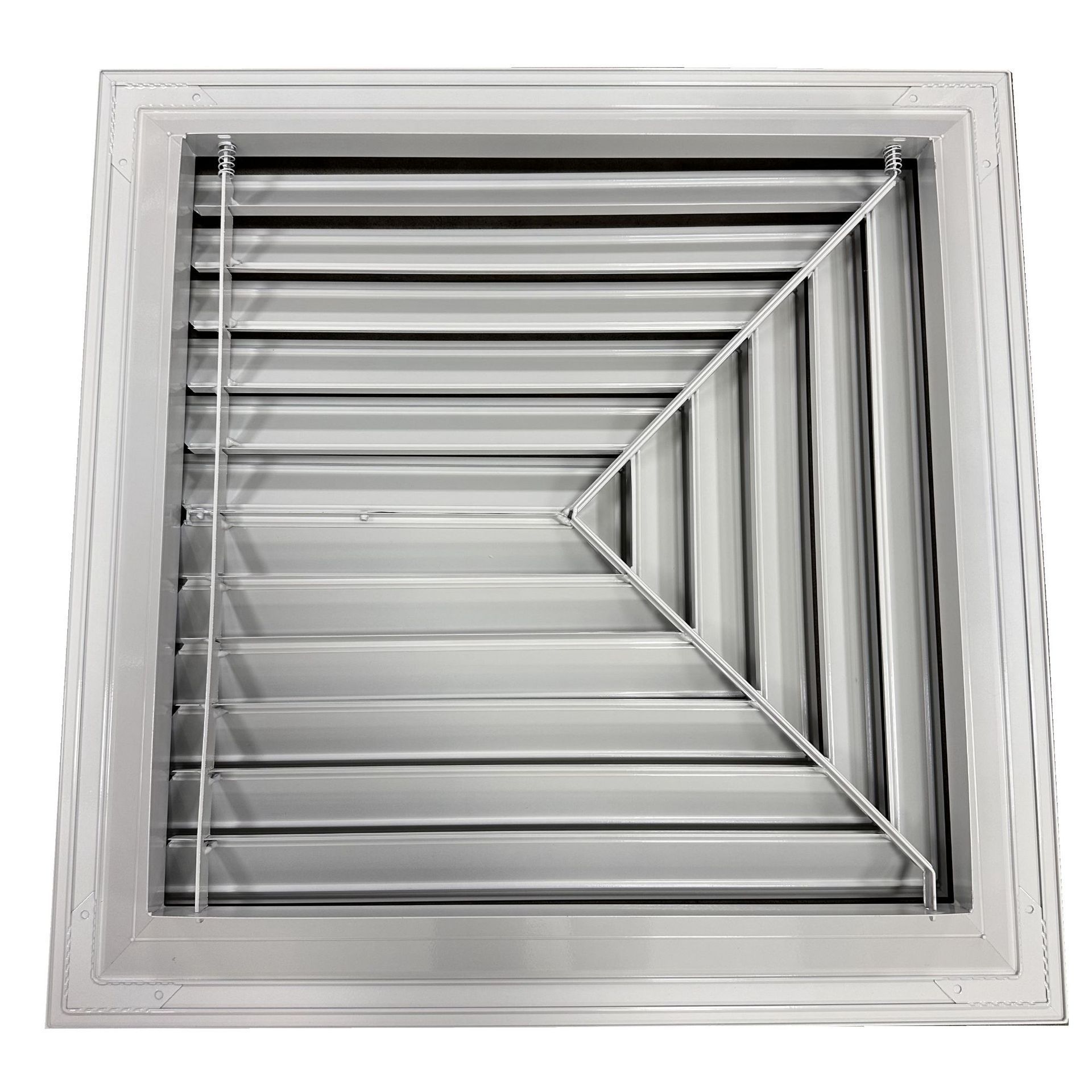 HVAC air conditioning ventilation square ABS aluminum alloy air diffuser with damper