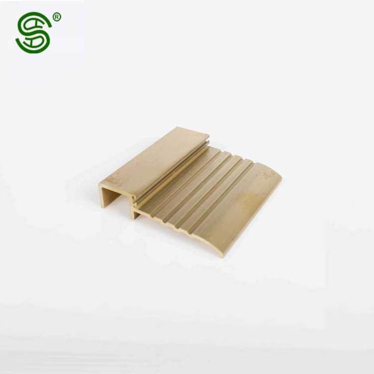 Stairs Parts Ceramic Tile Nosing Brass Non-slip Stair Nosing Step Anti-slip strip