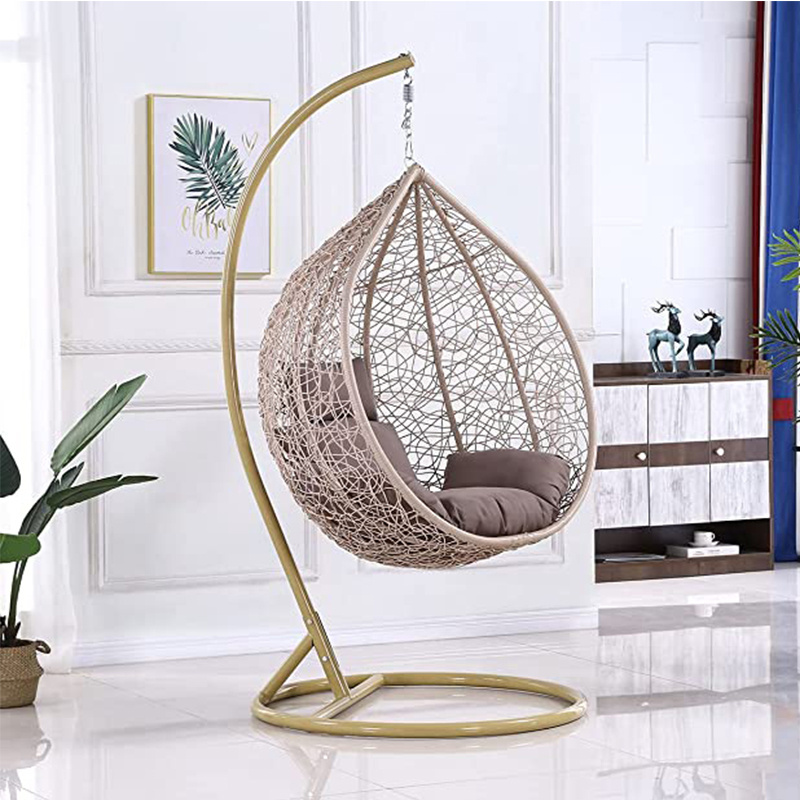 Modern Patio Swings Outdoor rattan swing egg chair garden furniture hanging single all color swing chair