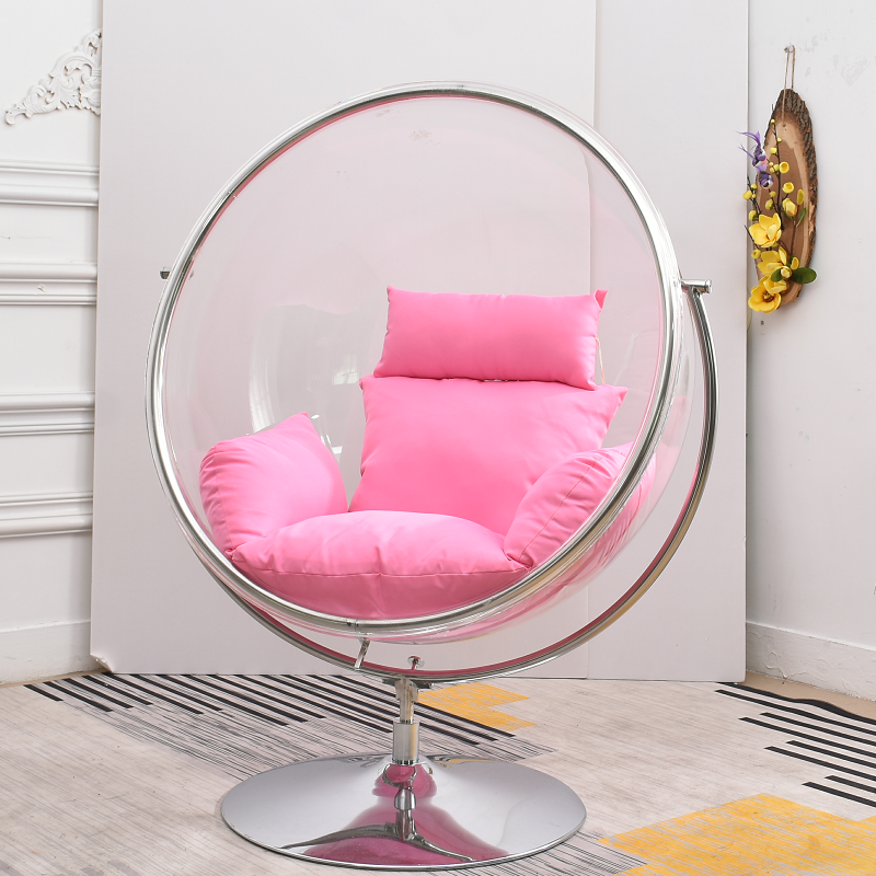 Hot Sale Garden Swing Hanging Chairs Transparent Acrylic Bubble Chair With Stand