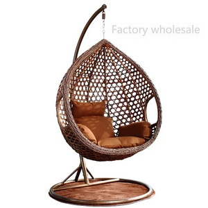 Backyard Swing Hanging Chair Garden Single Seat Adults Swing Egg Chair For Sale