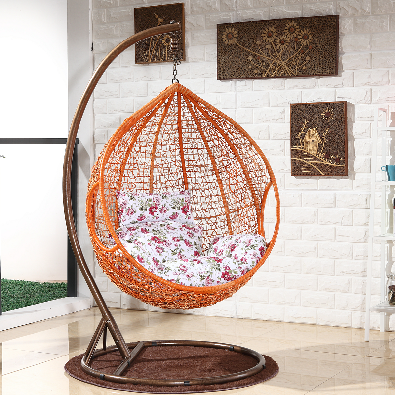 Factory Direct balcony egg chair garden swing hanging egg chair outdoor swing sofa patio swings with stand