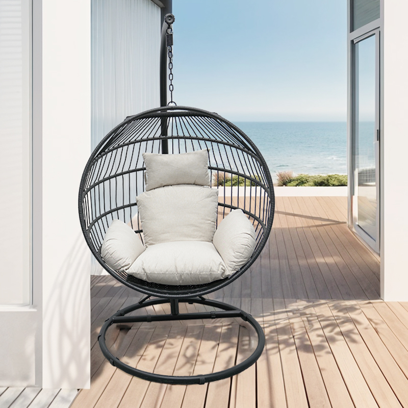 kingwell swing chair garden balcony rattan lounge hanging egg silla columpio de huevo kids egg chair silla de huevo colgante