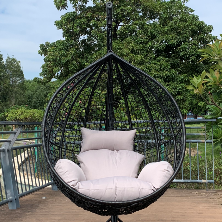 Ex-Factory Price patio set outdoor backyard swing set patio swing chair egg rattan outdoor swing chair