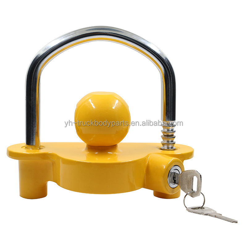 Heavy Duty Trailer Hitch Coupling Lock Car Trailer ball  hitch lock For Trailer Parts