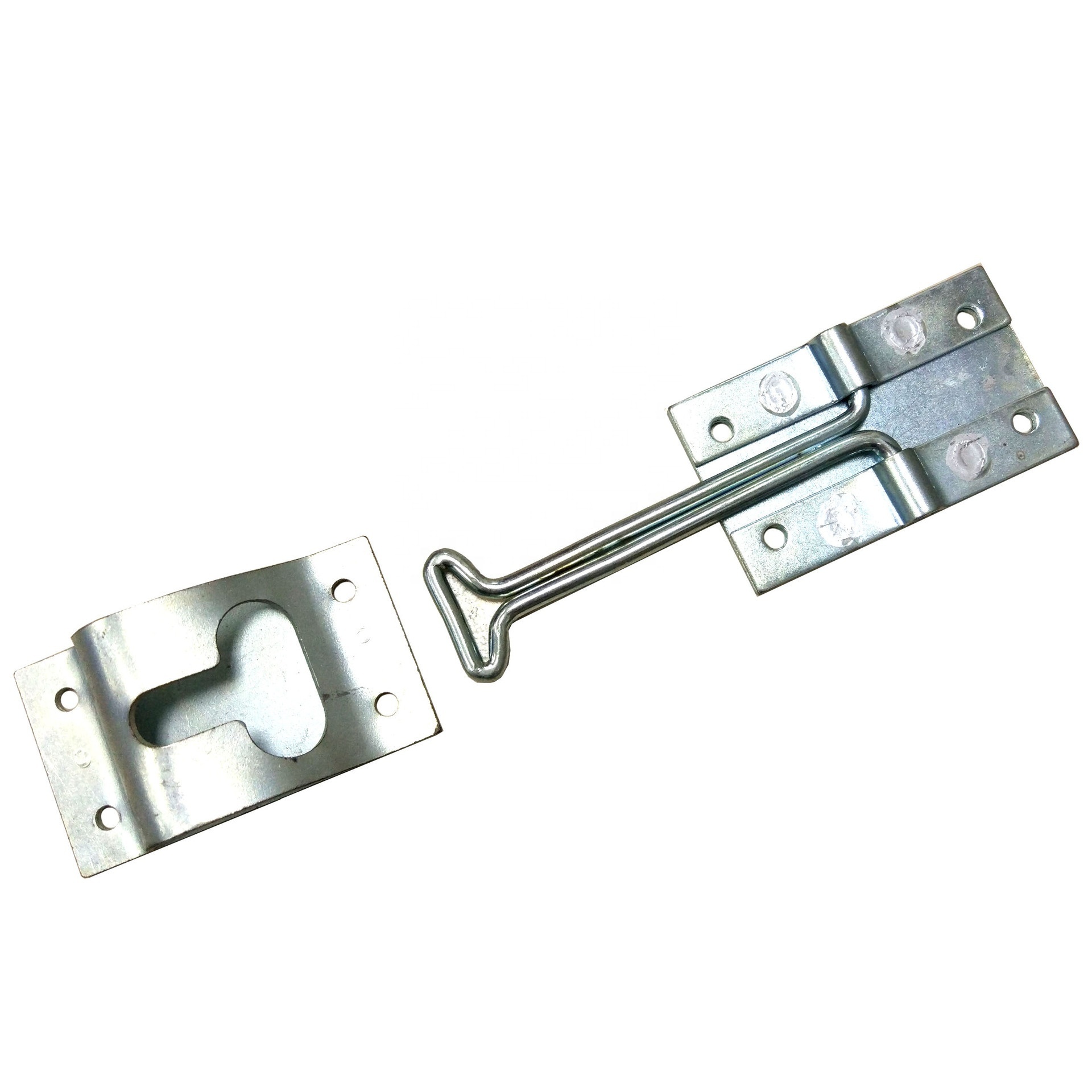 T-Style Trailer Camper RV Door Hold Back Enclosed Trailer Rear Door Metal Hook Latch For Truck Body