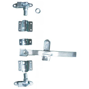 Steel Zinc Plated Rod 27mm Truck Trailer Door Lock Commercial Vehicle Truck Van Rear Door Lock With Triangular Handle