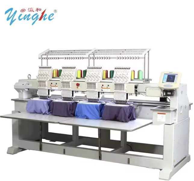 Yinghe High Quality Four Head 9/12 Needles Embroidery Machine