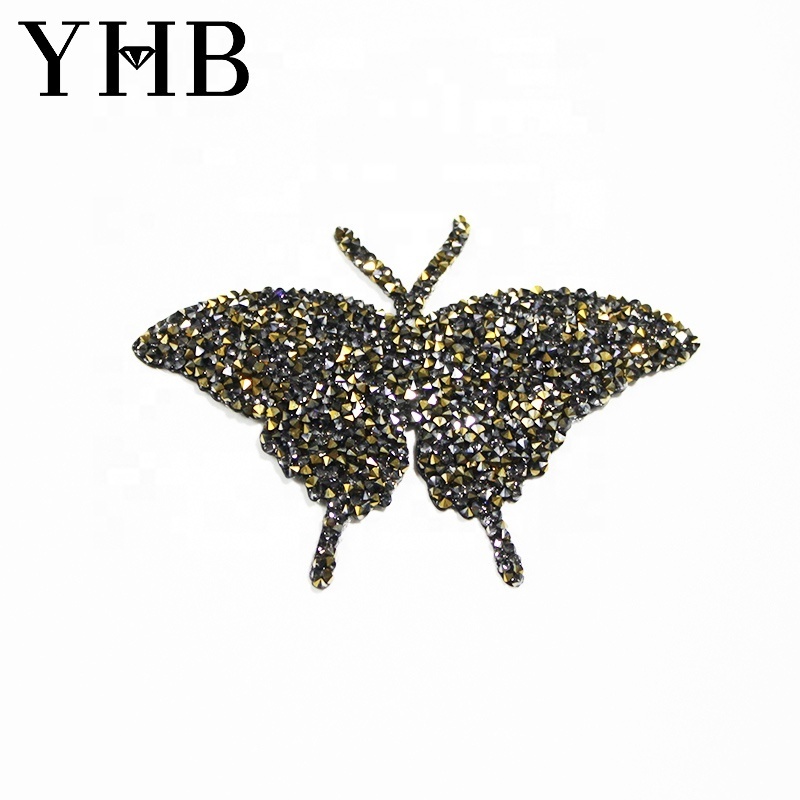 High Quality Custom Design Hot Fix Rhinestone Transfer For hoodie