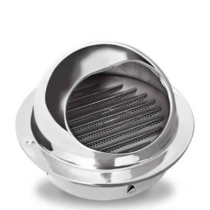 Wholesale Windproof Rainproof Stainless Steel Air Vent Round Return Air Grille Ventilation Duct Air Vent