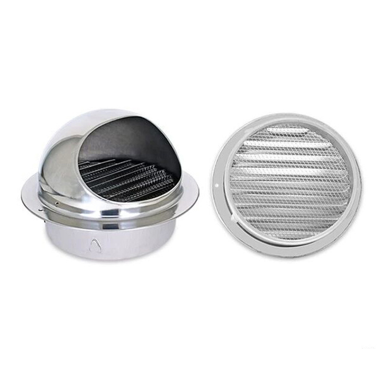 Wholesale Windproof Rainproof Stainless Steel Air Vent Round Return Air Grille Ventilation Duct Air Vent