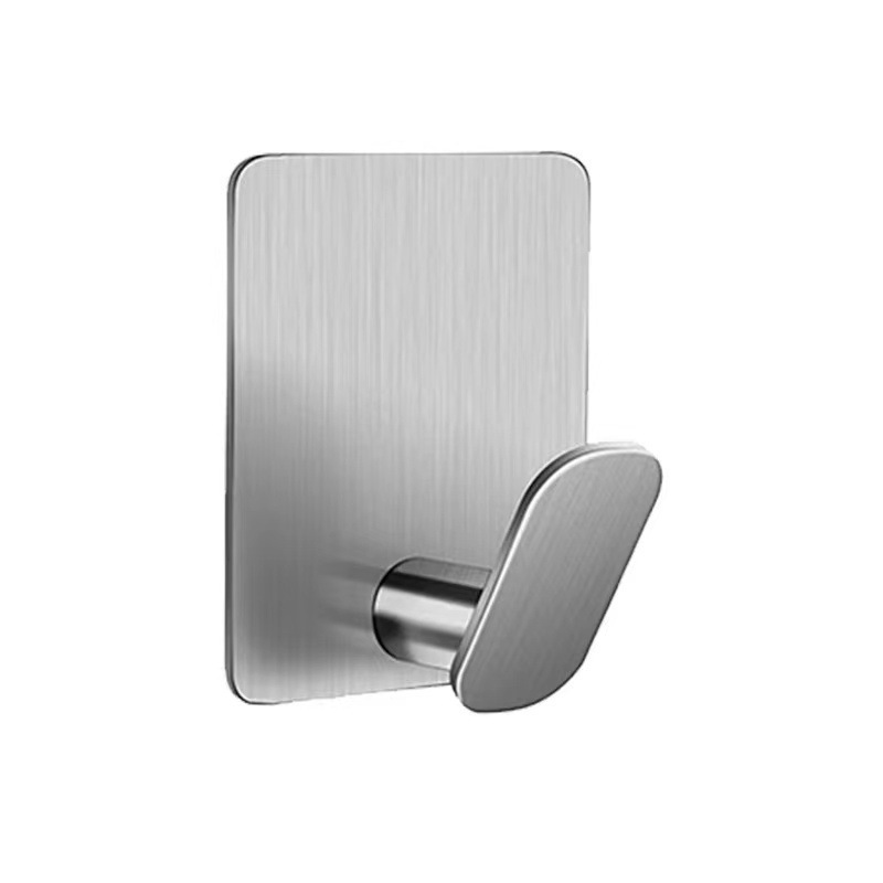 High Quality Durable Silver Black Strong Durable 304 Stainless Steel Small Coat Hook