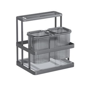 Metal Rack Kitchen Storage Rack Bathroom Stainless Steel Kitchen Storage Rack With Knife Holder